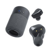 2 in 1 Bluetooth speaker with earbuds